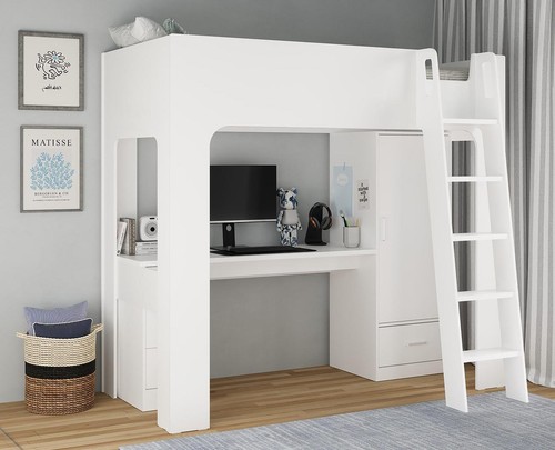 White wood finish - wood, sleeper