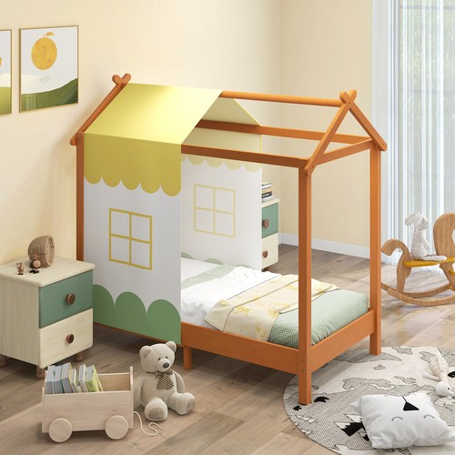 Kids single house - kids, bed