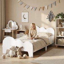 Toddler Bed, Cloud-Themed Kids