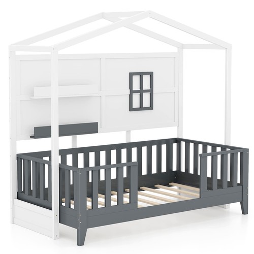 Wooden kids bed - frame, toddler