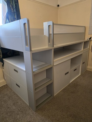 Grey mid sleeper single - grey,