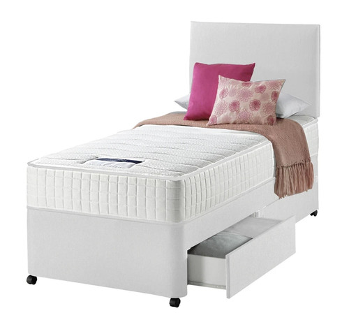 Single divan bed - divan, 3ft