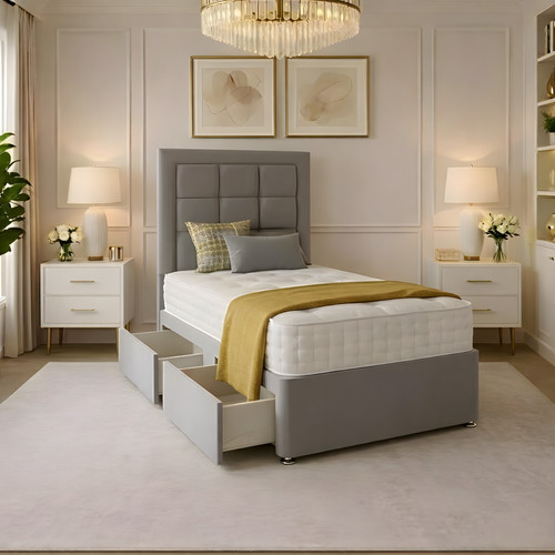 New single divan - new, bed